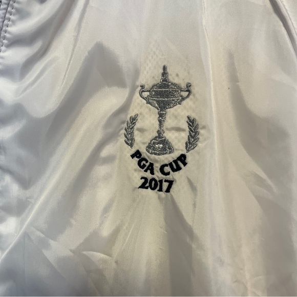 Polo Golf Ralph Lauren PGA Embroidered Golf Vest Silver Hardware Sz M - Picture 4 of 13